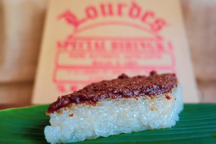 Bibingka Malagkit, sticky rice, Lourdes Bibingka